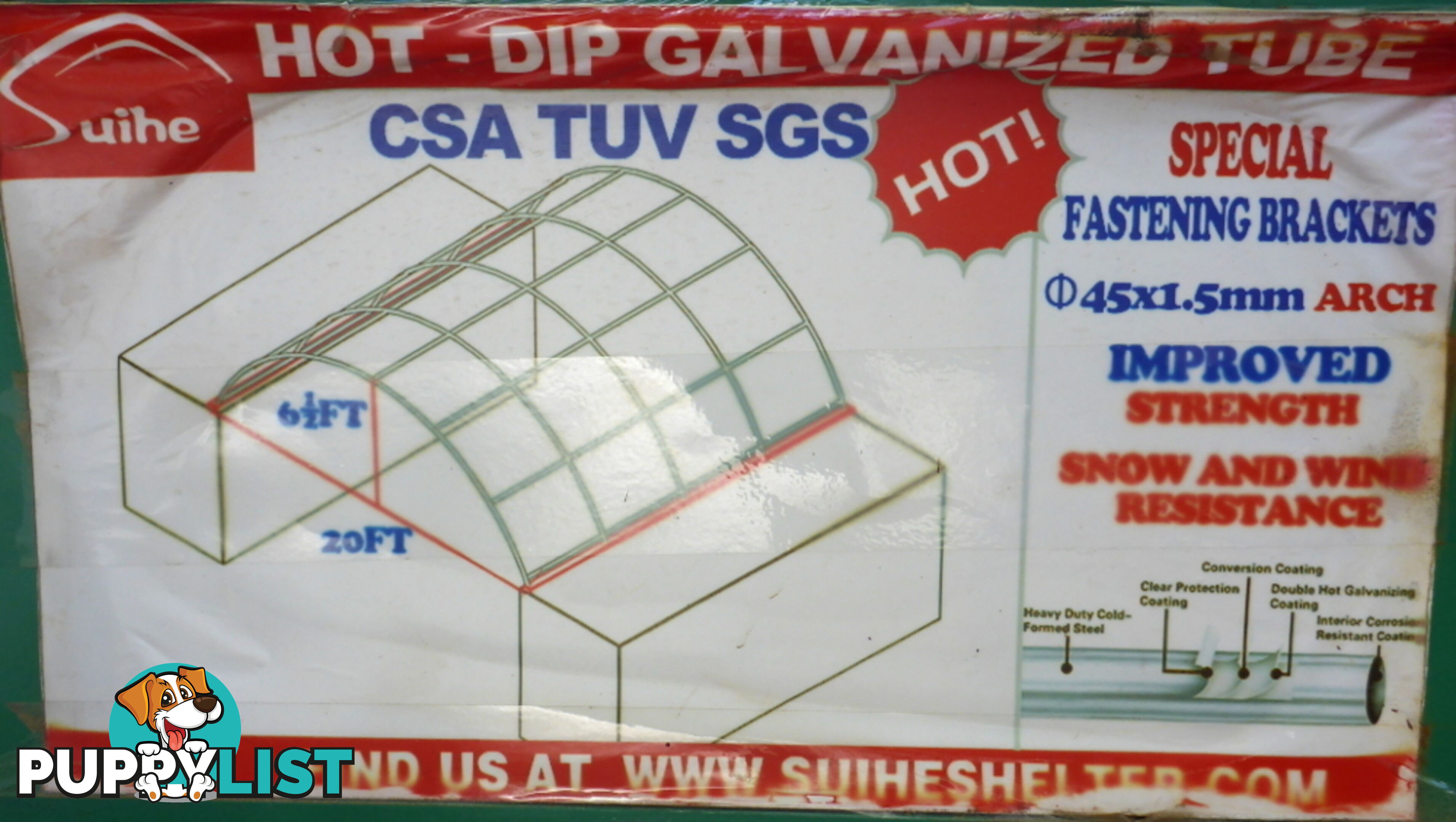 New 6m x 6m Container Shelter Workshop Igloo Dome