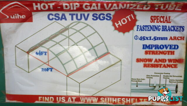 New 6m x 6m Container Shelter Workshop Igloo Dome