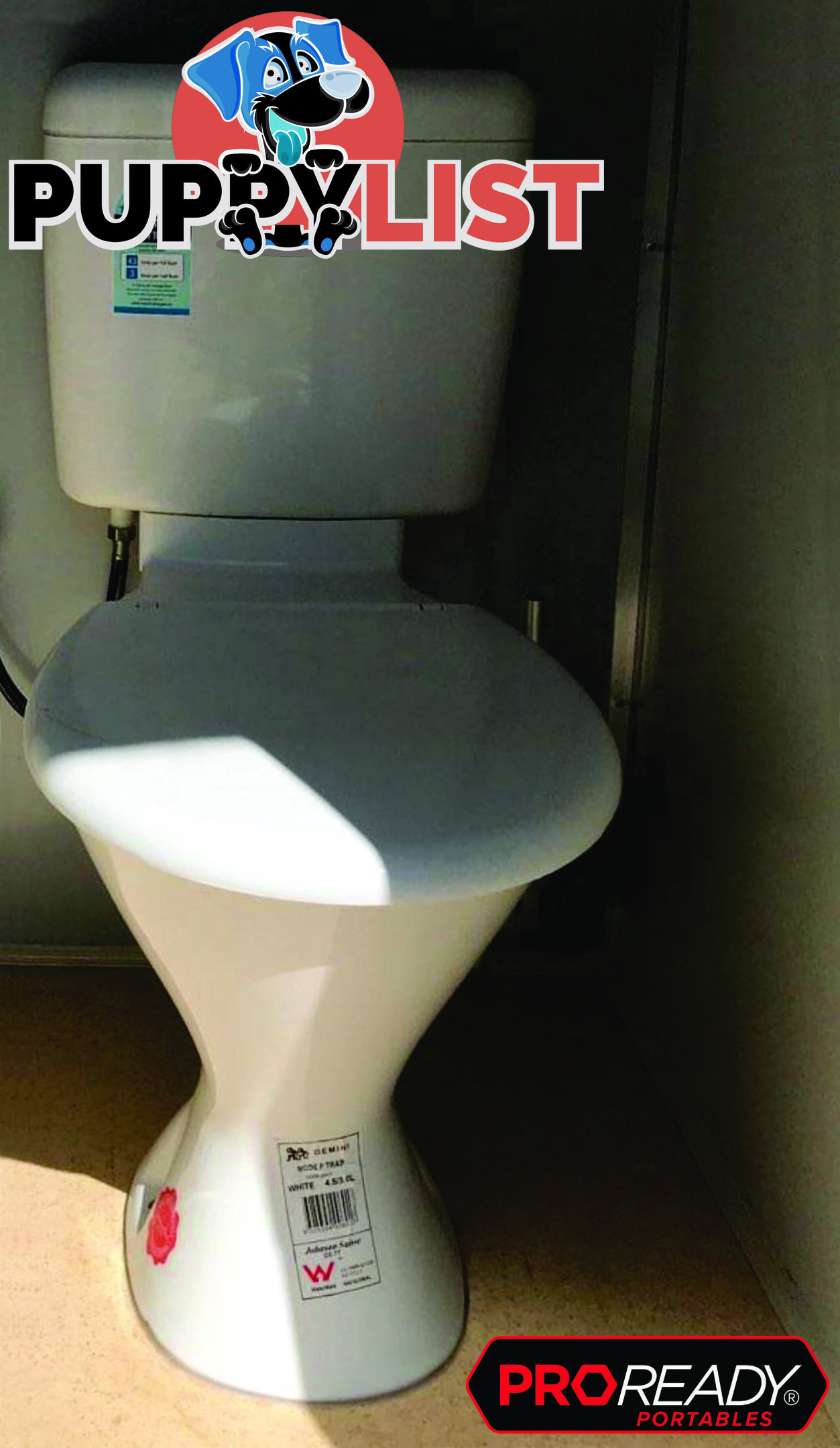New Twin Portable Toilet Restroom Block
