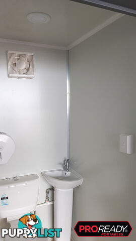 New Twin Portable Toilet Restroom Block