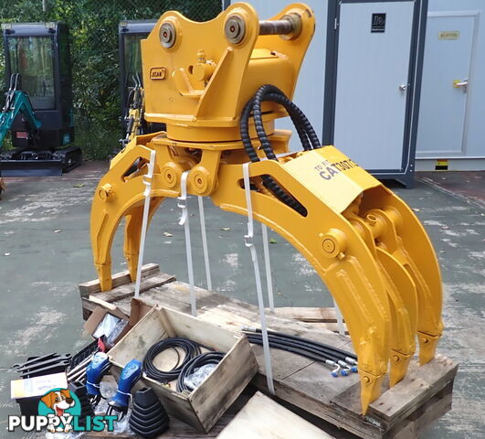 New Jisan 5-10 ton (45 or 50mm Pin) Excavator Rotating Hydraulic Grapple Grab