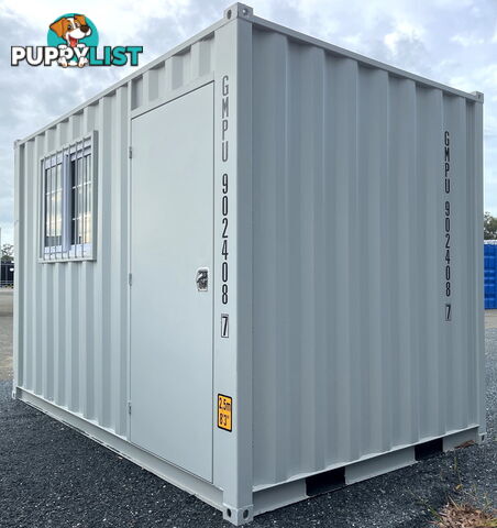 New 12ft Shipping Container with side Door & Window