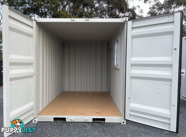 New 12ft Shipping Container with side Door & Window