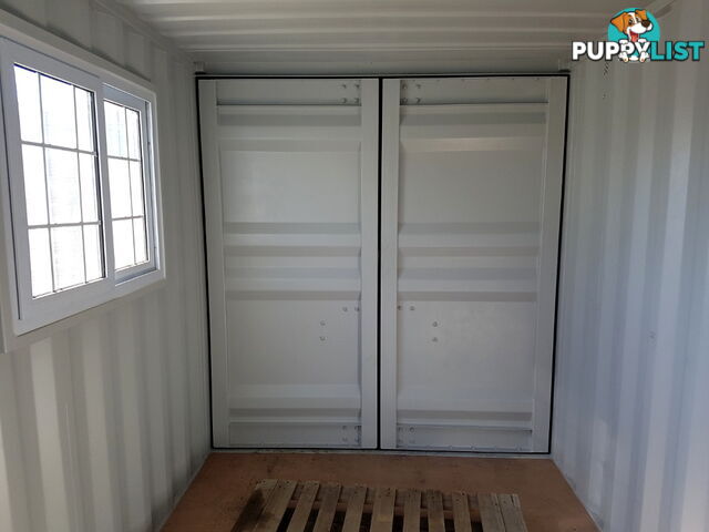 New 12ft Shipping Container with side Door & Window