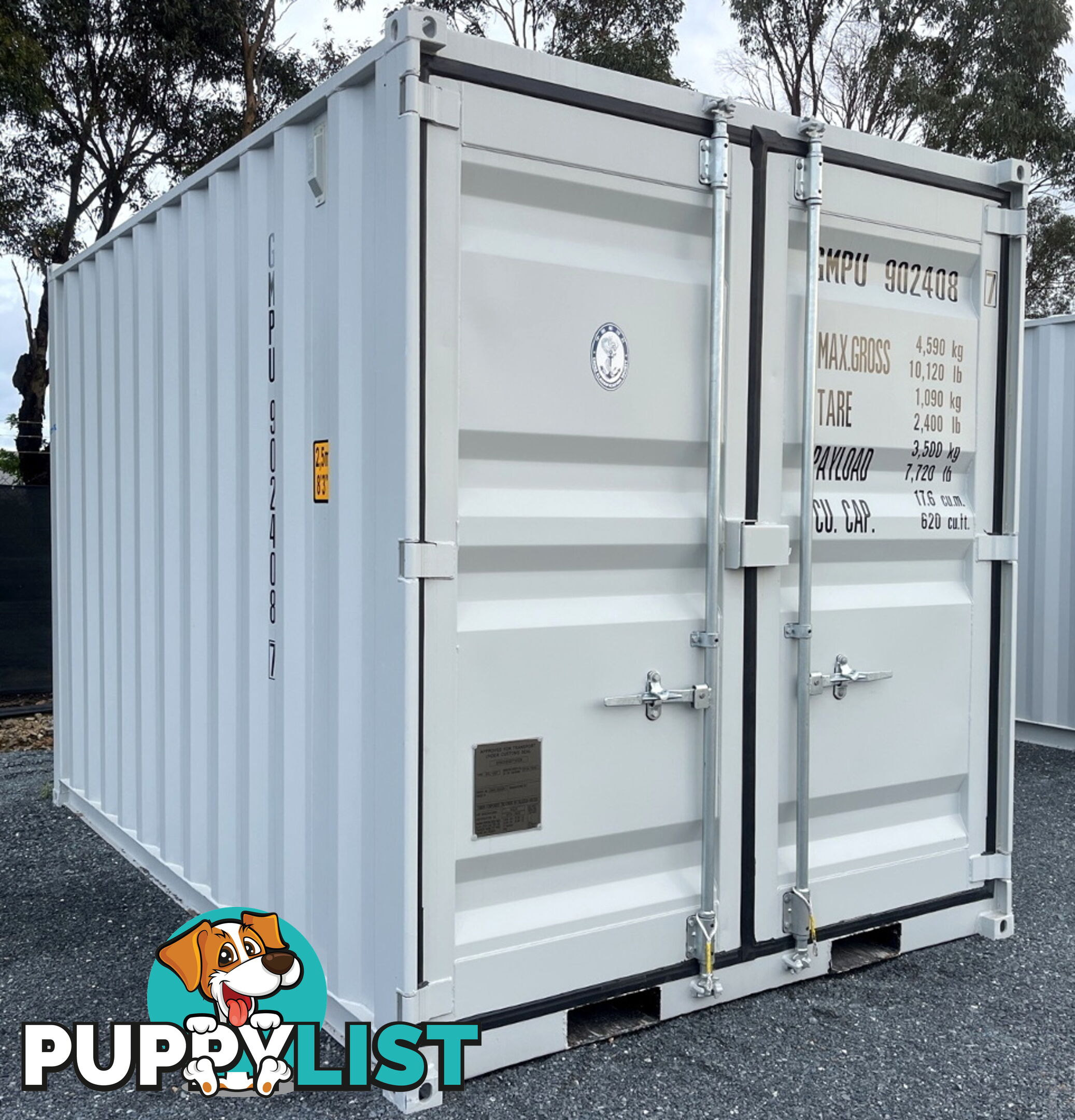 New 12ft Shipping Container with side Door & Window