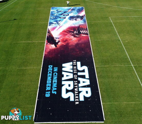 World's Largest Star Wars Poster 40m x 10m (400m2)