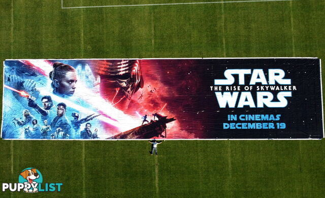 World's Largest Star Wars Poster 40m x 10m (400m2)