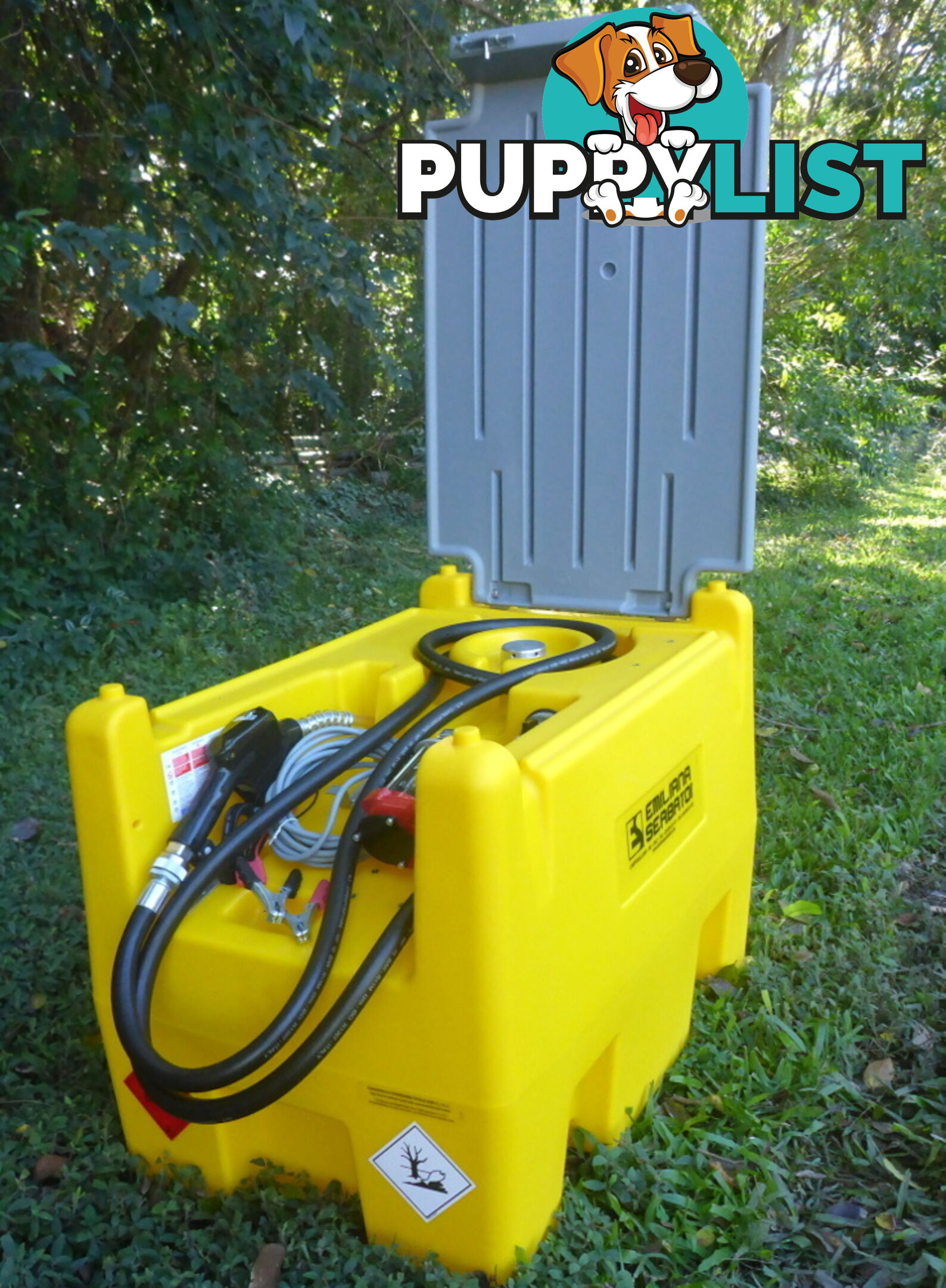 New Italian 220L Diesel Fuel Cell Tank with 12v Pump & Bowser trigger