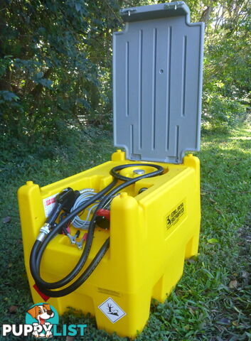 New Italian 220L Diesel Fuel Cell Tank with 12v Pump & Bowser trigger