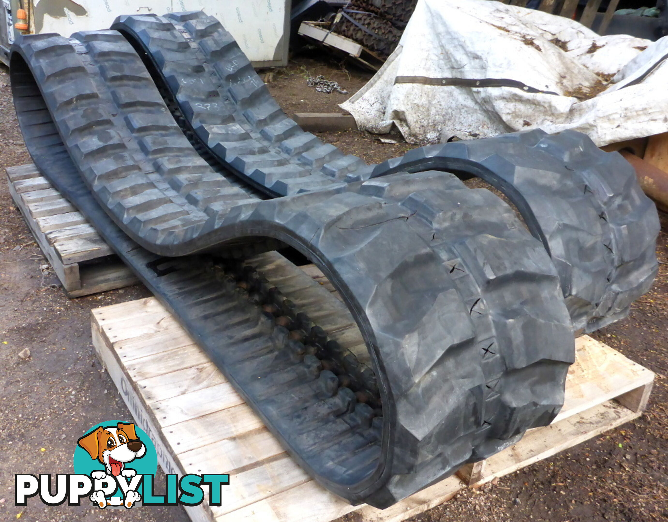 Genuine Komatsu PC95 Excavator Rubber Tracks 450x76x84