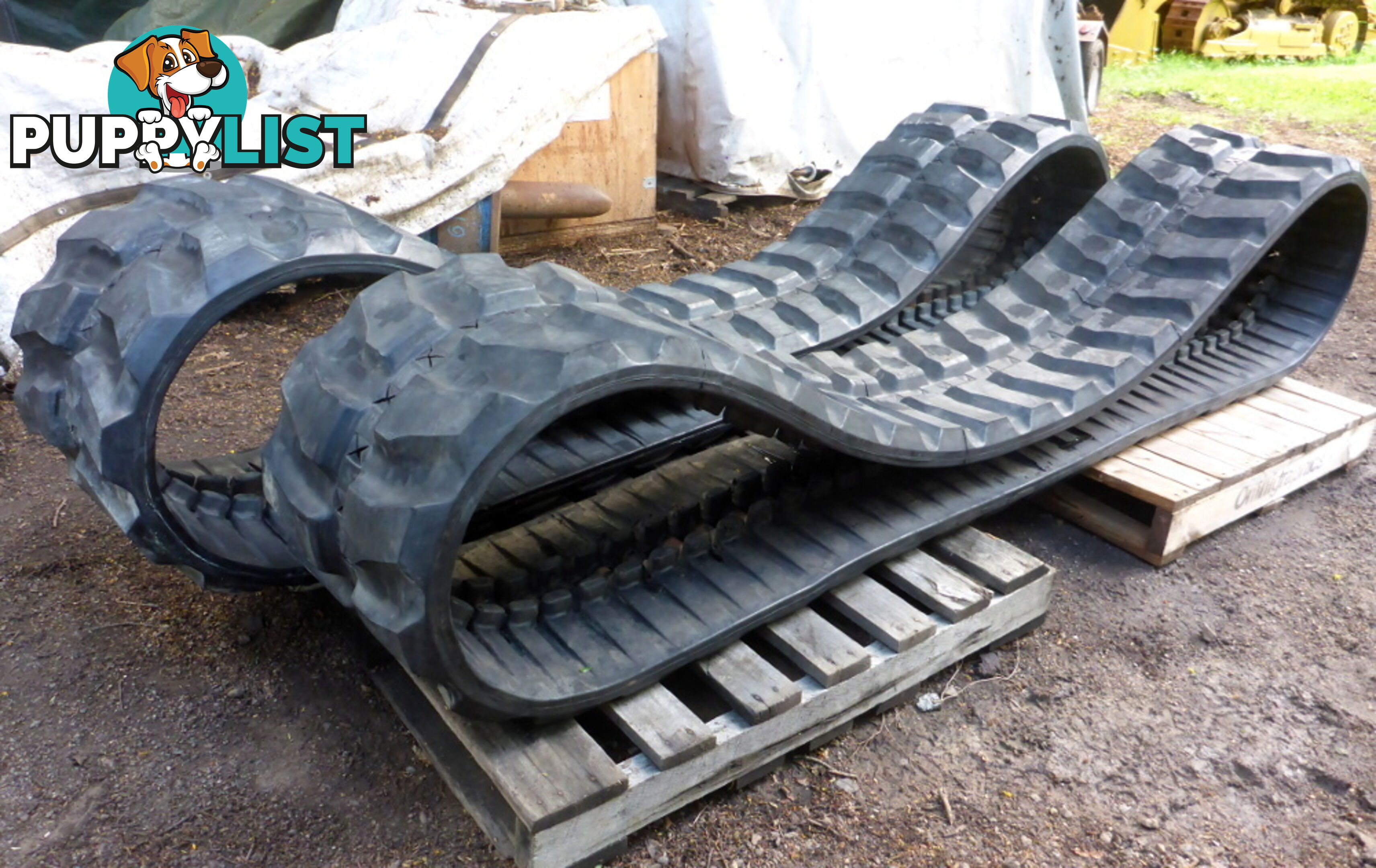 Genuine Komatsu PC95 Excavator Rubber Tracks 450x76x84