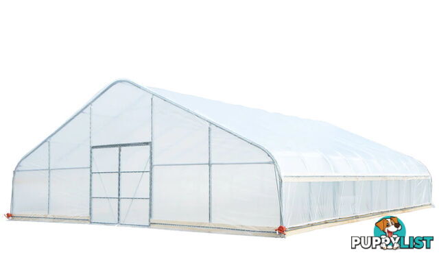Huge 9.15m x 11.7m (107m2) Greenhouse Tunnel Building Grow Tent