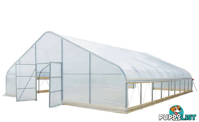 Huge 9.15m x 11.7m (107m2) Greenhouse Tunnel Building Grow Tent
