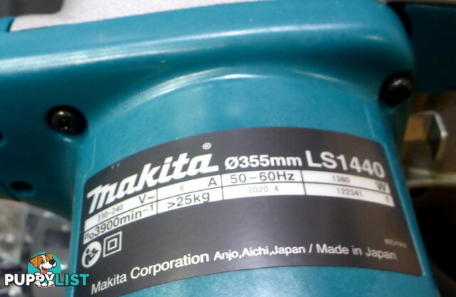 New Makita LS1440 355mm (14") Mitre / Drop Saw $760 off RRP