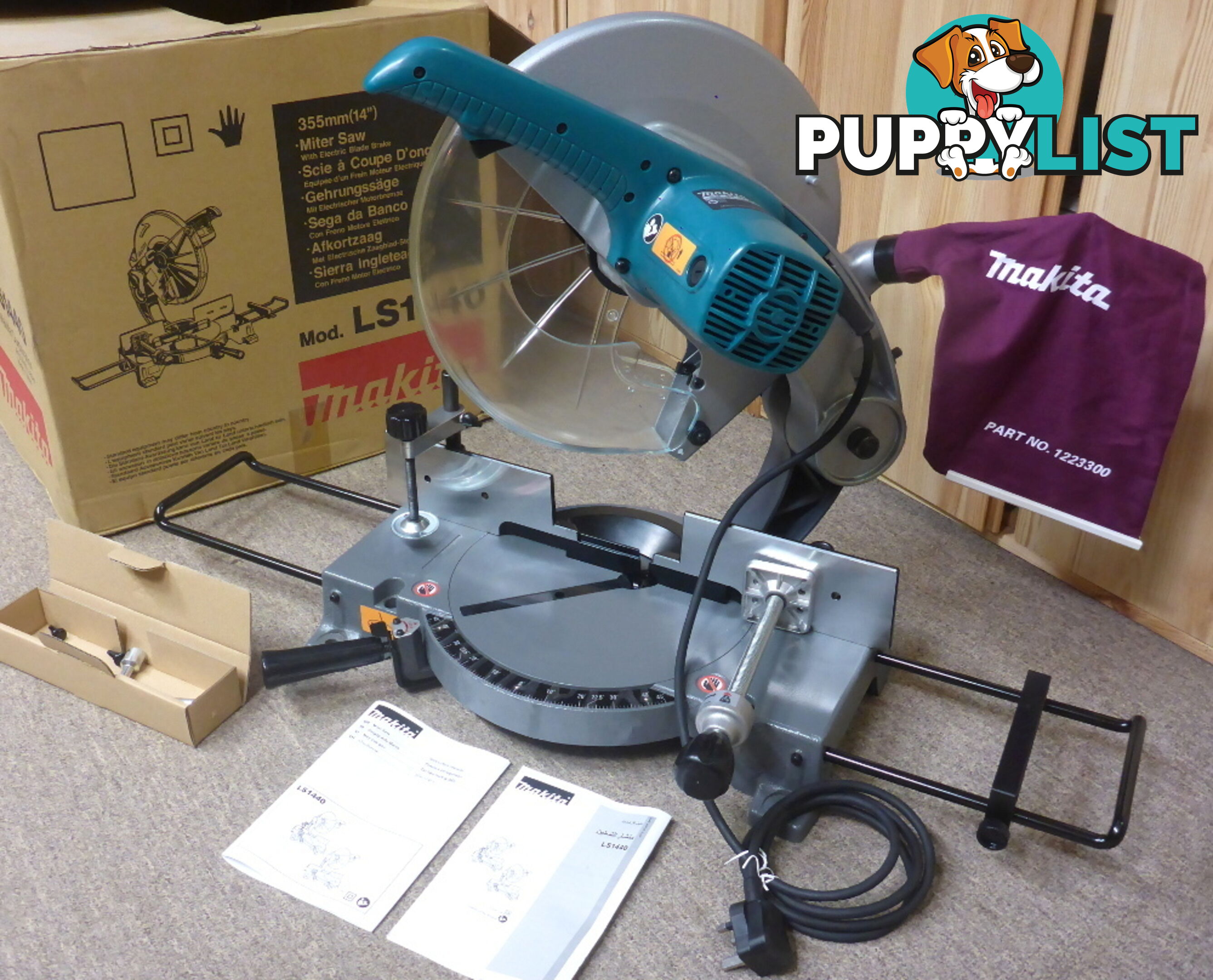 New Makita LS1440 355mm (14") Mitre / Drop Saw $760 off RRP