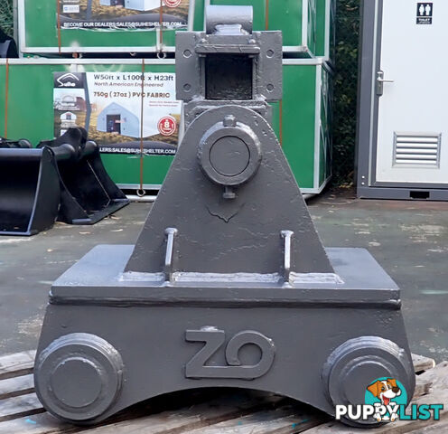 30-50 ton (100mm pin) OZ Buckets Excavator Auger Headstock Hitch Mount