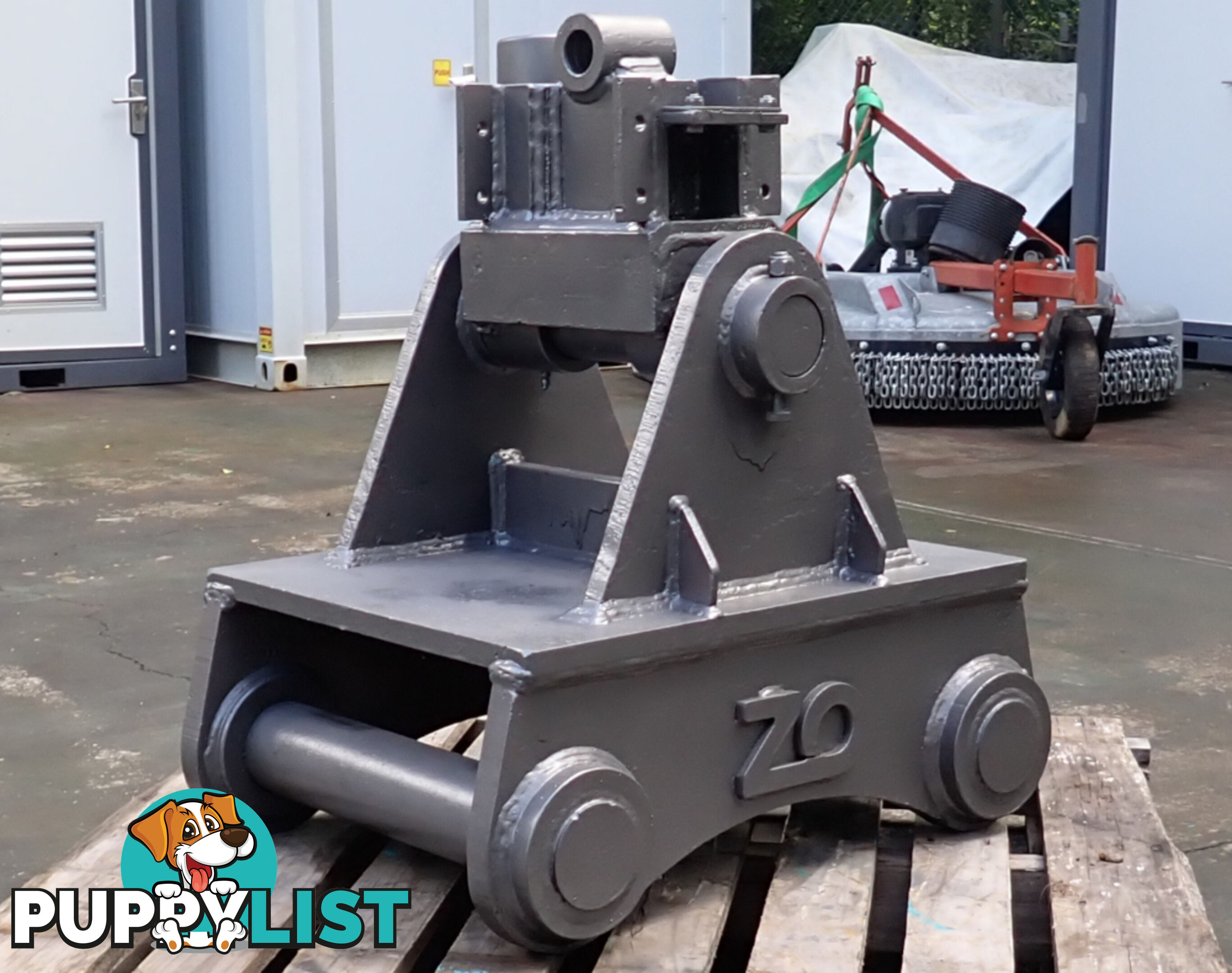 30-50 ton (100mm pin) OZ Buckets Excavator Auger Headstock Hitch Mount