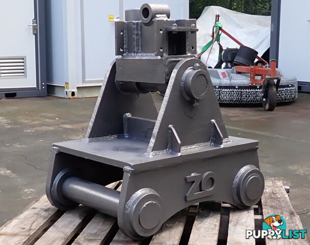 30-50 ton (100mm pin) OZ Buckets Excavator Auger Headstock Hitch Mount
