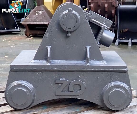 30-50 ton (100mm pin) OZ Buckets Excavator Auger Headstock Hitch Mount