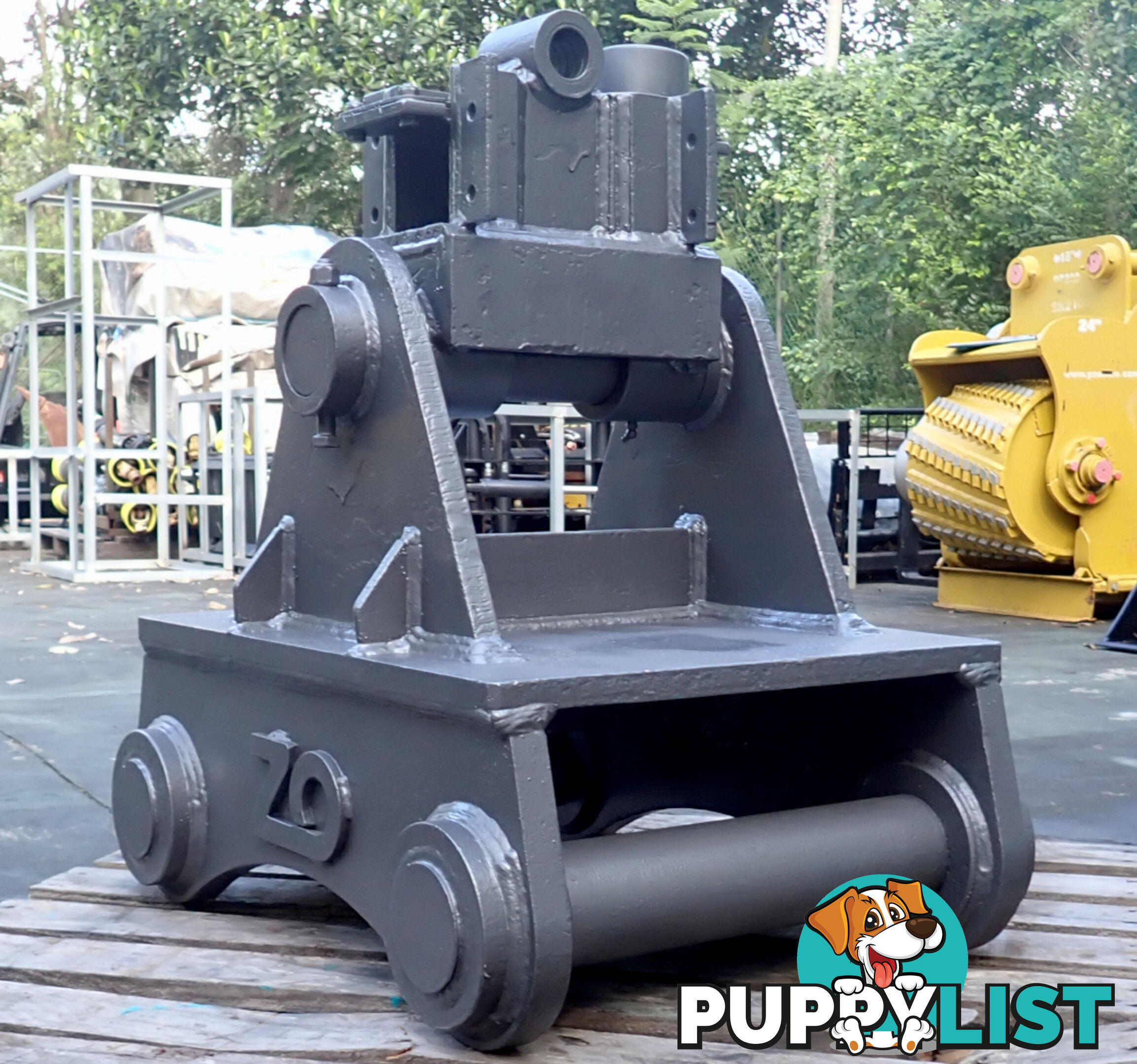 30-50 ton (100mm pin) OZ Buckets Excavator Auger Headstock Hitch Mount