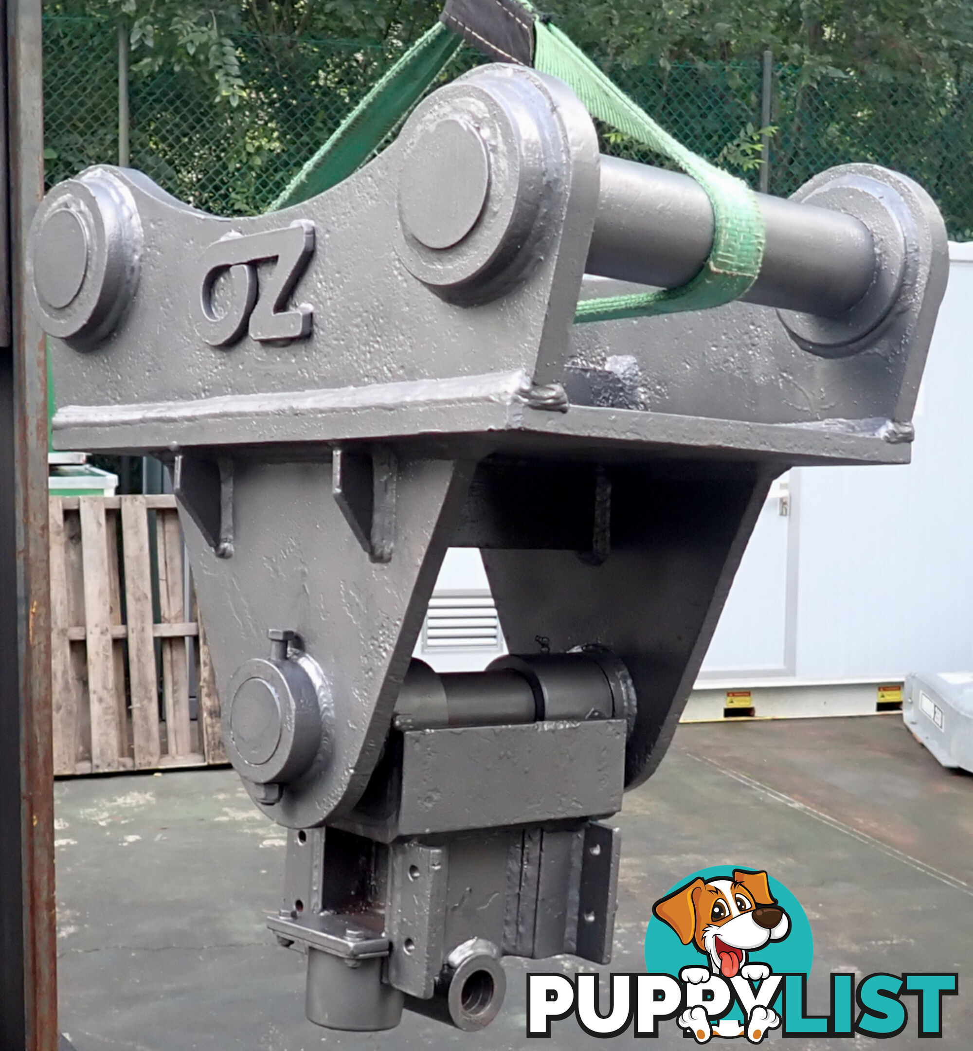 30-50 ton (100mm pin) OZ Buckets Excavator Auger Headstock Hitch Mount