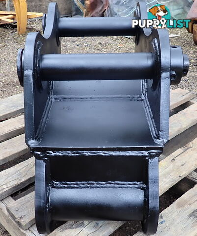 Use 80mm Pin Buckets on 70mm Excavator, Adaptor Manual Quick Hitch Coupling