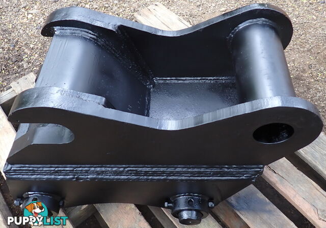 Use 80mm Pin Buckets on 70mm Excavator, Adaptor Manual Quick Hitch Coupling