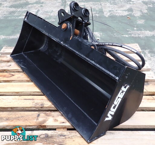 0.8-1.7 ton (25mm pin) 1000mm Excavator Tilting Mud Batter Bucket