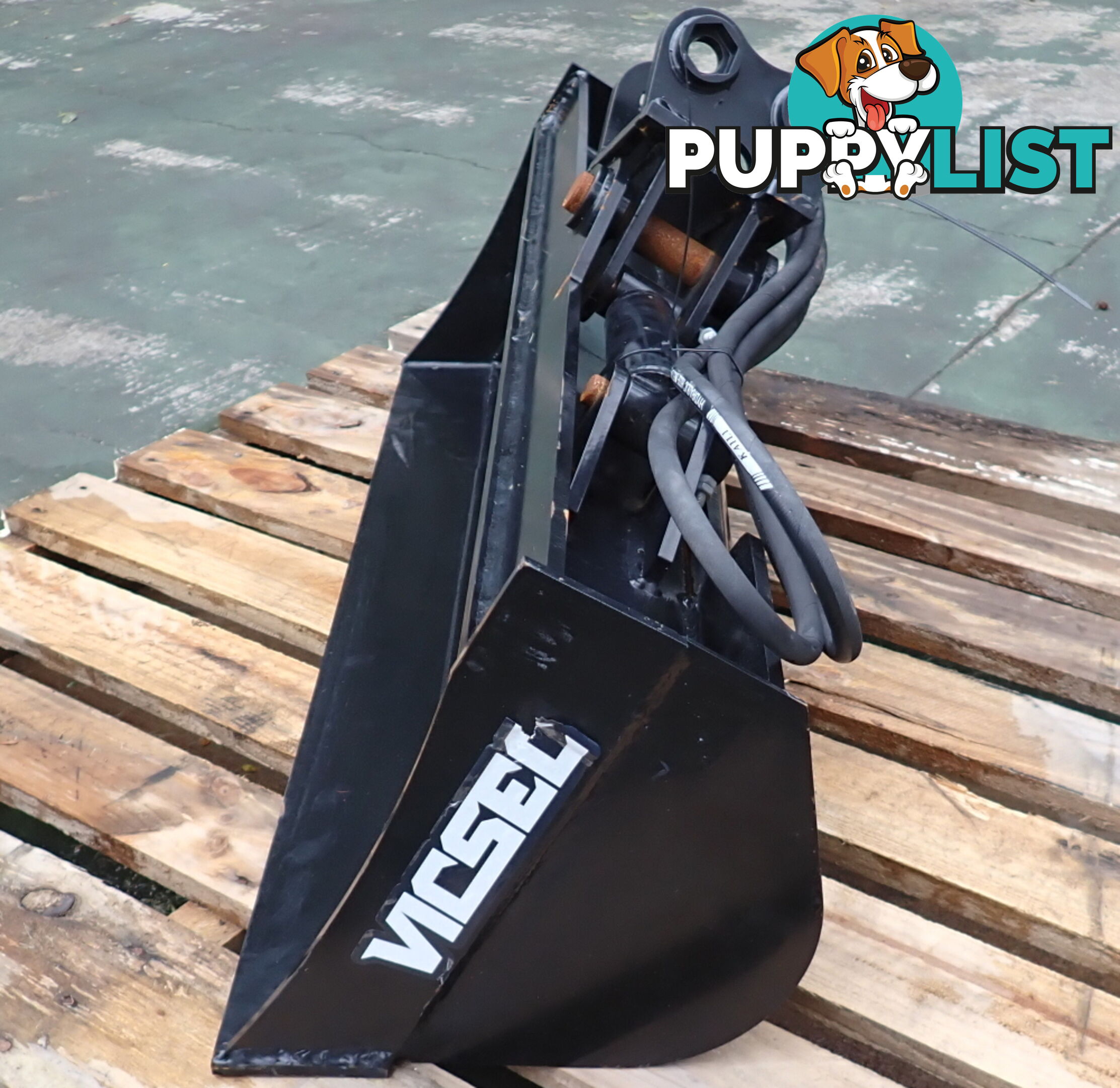 0.8-1.7 ton (25mm pin) 1000mm Excavator Tilting Mud Batter Bucket