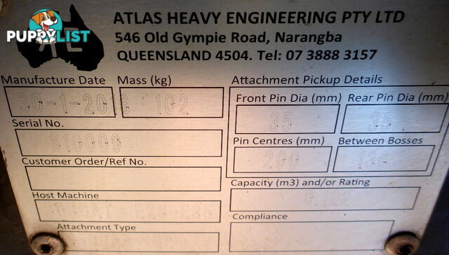 New 1.5-4 ton (35mm pin) 600mm AHE Excavator Digging GP Bucket (high capacity)