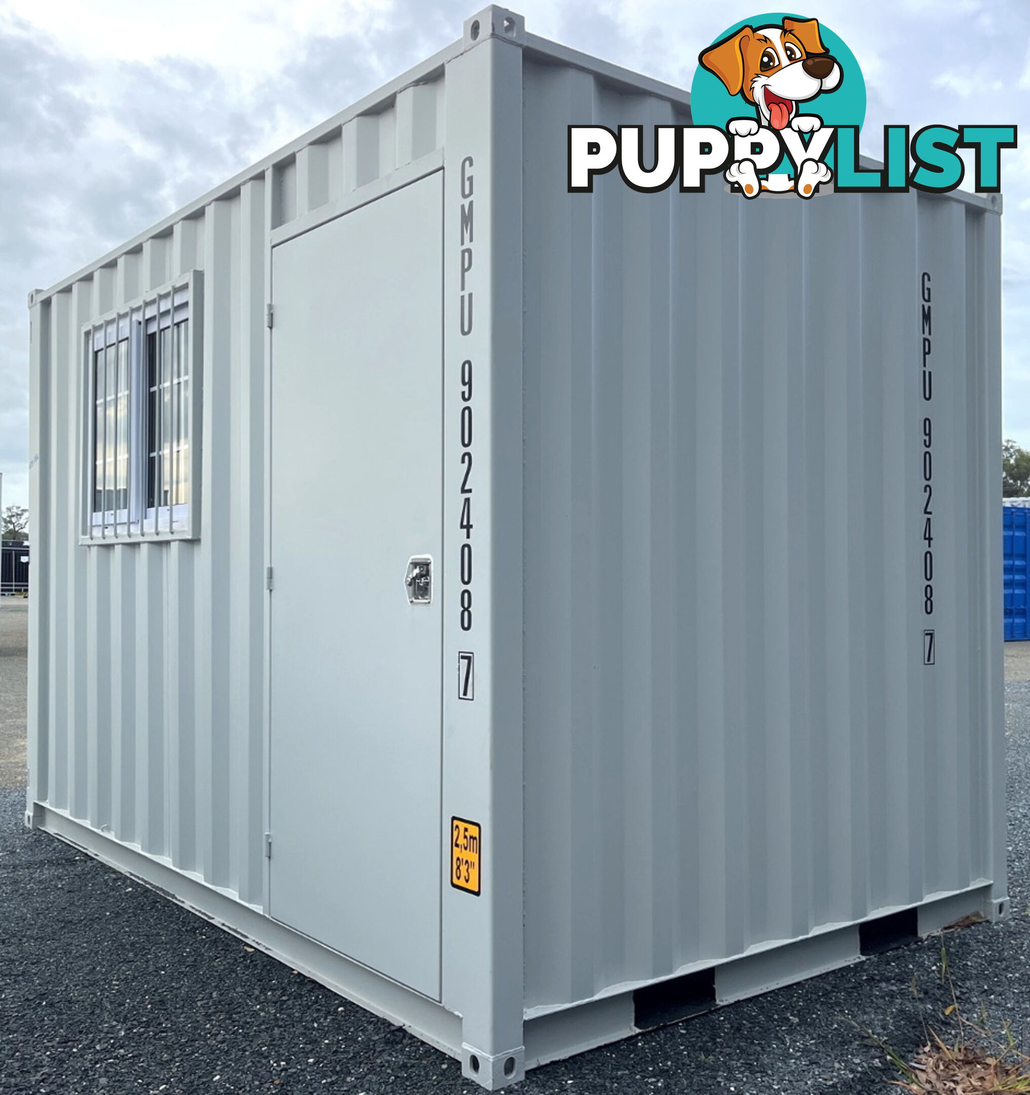 New 12ft Shipping Container with side Door & Window
