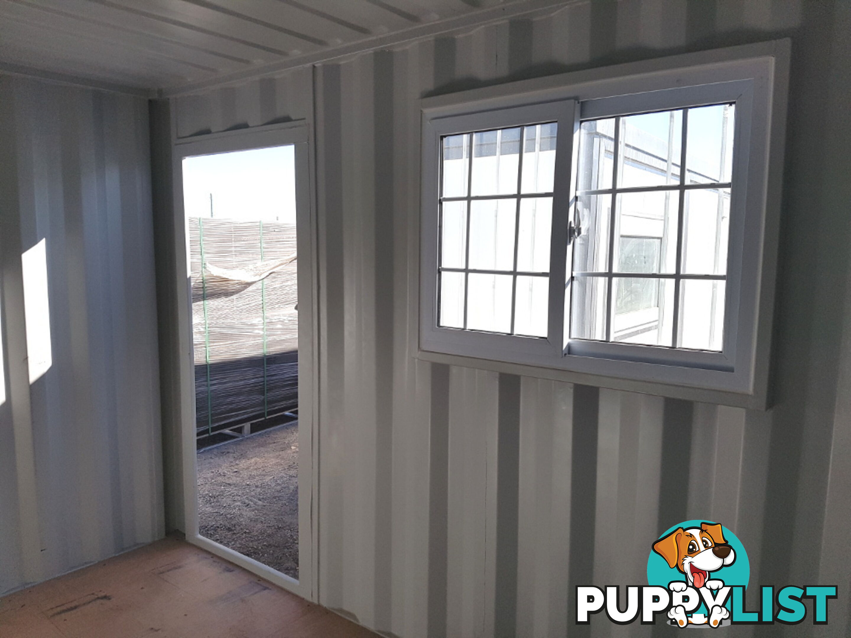 New 12ft Shipping Container with side Door & Window