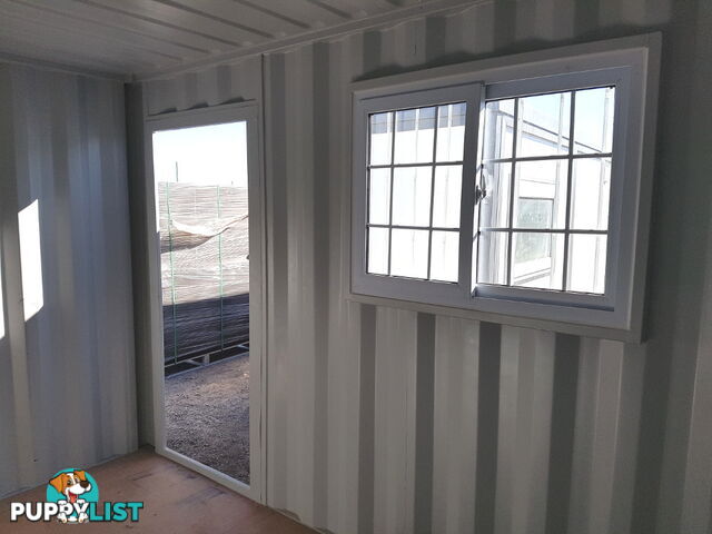 New 12ft Shipping Container with side Door & Window
