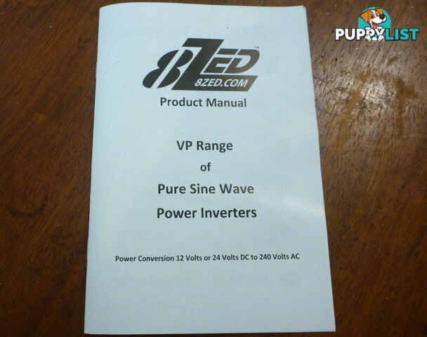 RRP $4550. New 8000w (16000w peak) 24Vdc-240Vac Pure Sine Wave Power Inverter