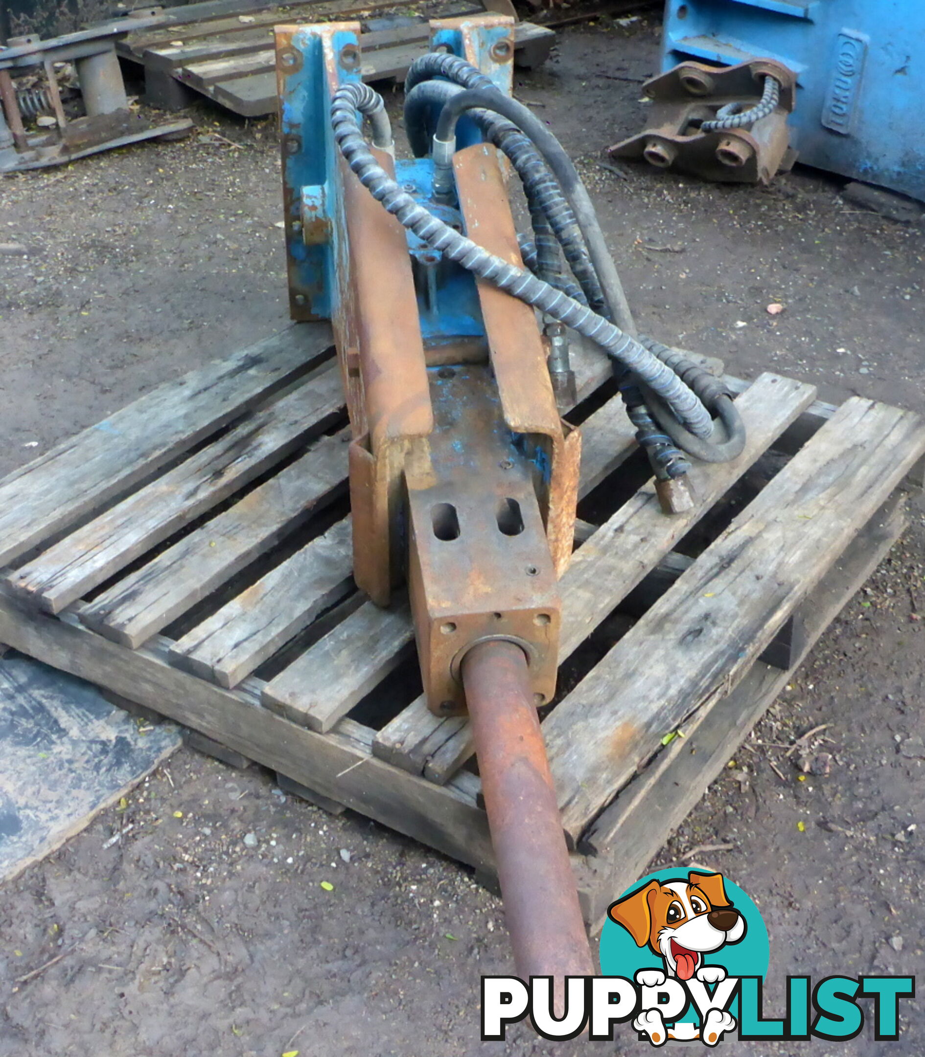 Used 4-10 ton Excavator Hydraulic Hammer Rock Breaker & separate Headstock