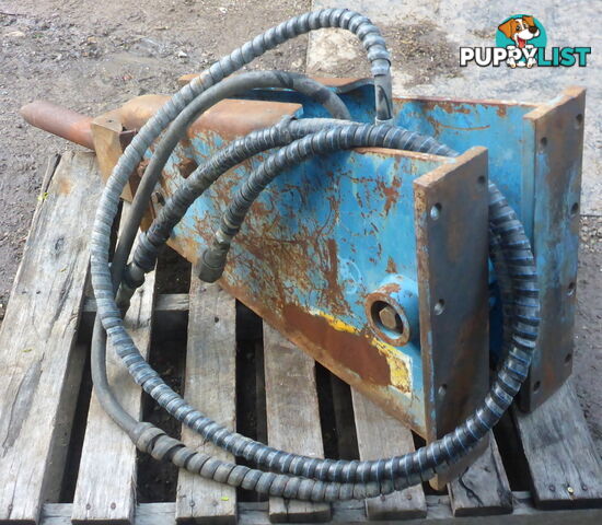 Used 4-10 ton Excavator Hydraulic Hammer Rock Breaker & separate Headstock