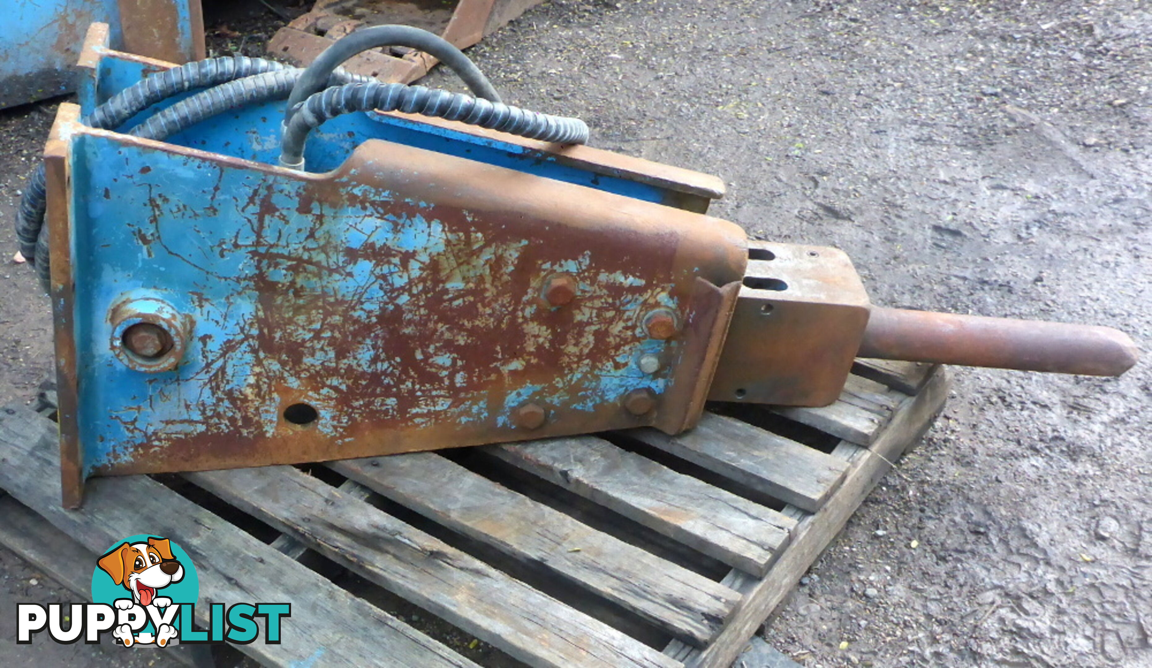 Used 4-10 ton Excavator Hydraulic Hammer Rock Breaker & separate Headstock