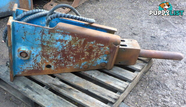 Used 4-10 ton Excavator Hydraulic Hammer Rock Breaker & separate Headstock