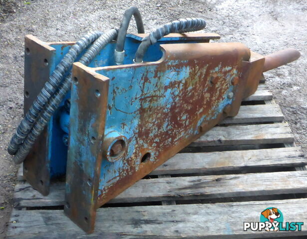 Used 4-10 ton Excavator Hydraulic Hammer Rock Breaker & separate Headstock