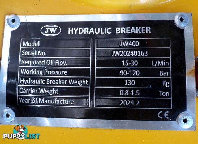 New 0.8-1.5 ton (25mm Pin) Excavator Hydraulic Hammer Rock Breaker