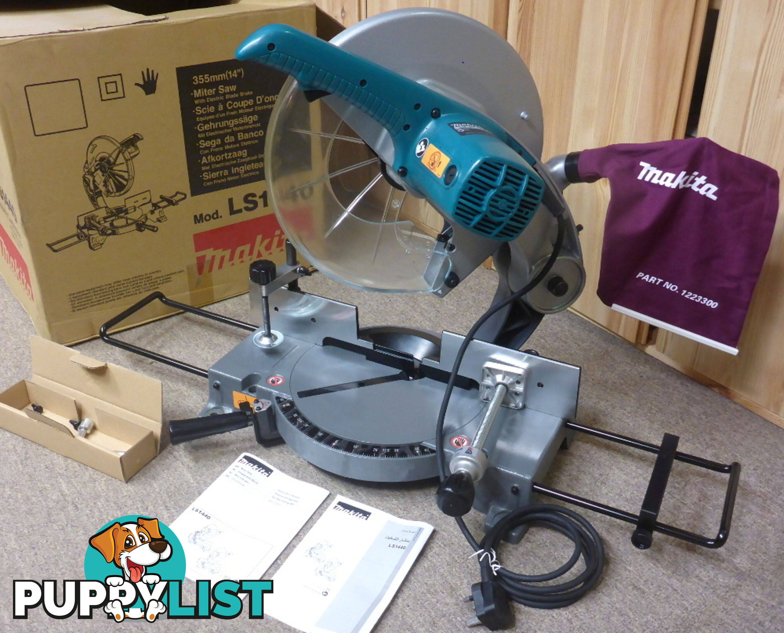 New Makita LS1440 355mm (14") Mitre / Drop Saw $760 off RRP