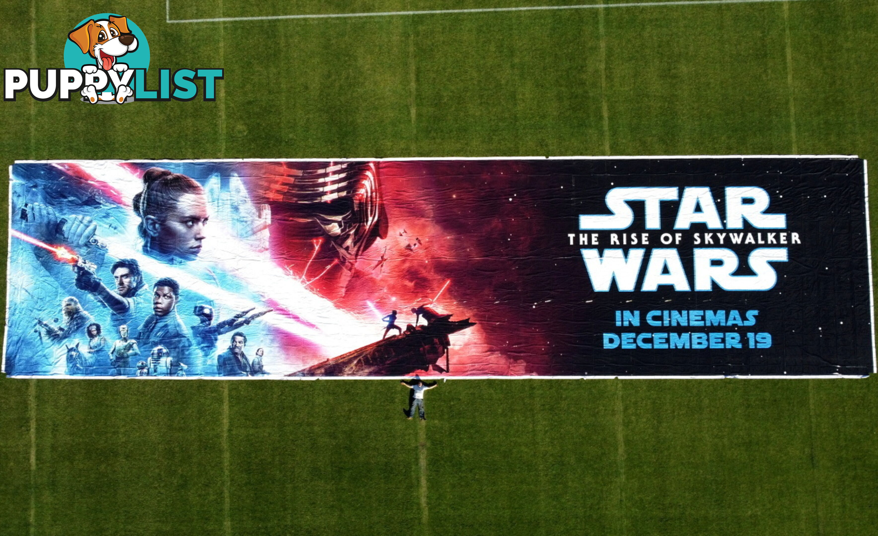 World's Largest Star Wars Poster 40m x 10m (400m2)