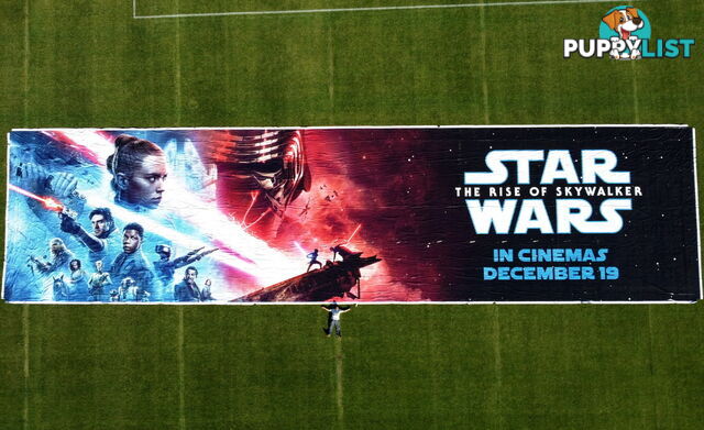 World's Largest Star Wars Poster 40m x 10m (400m2)