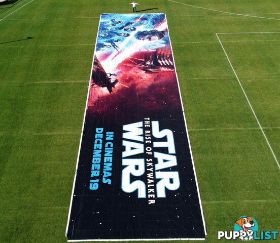 World's Largest Star Wars Poster 40m x 10m (400m2)