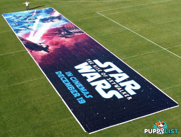 World's Largest Star Wars Poster 40m x 10m (400m2)