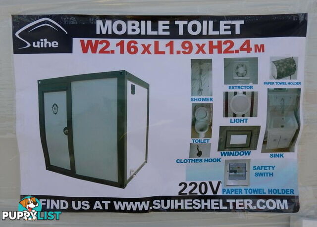 New Portable Toilet Shower Bathroom Restroom Ablution Block