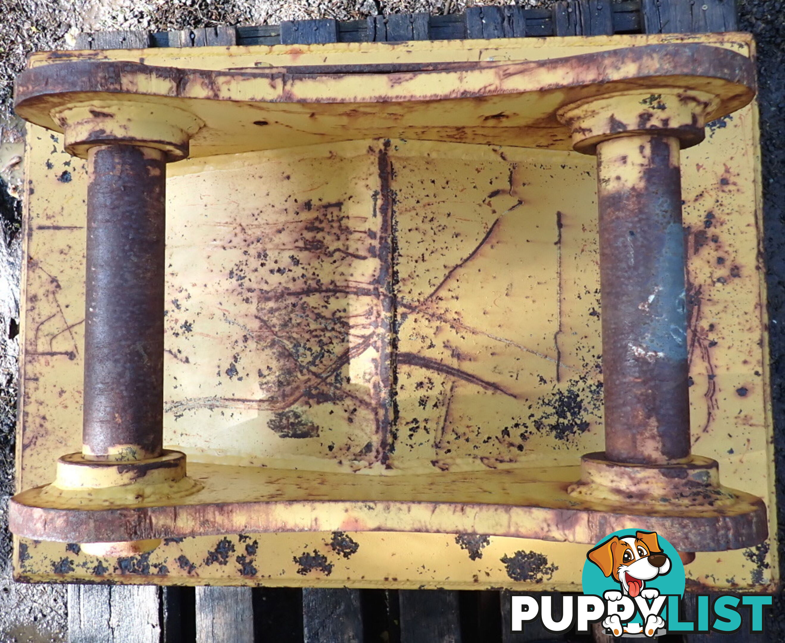 12-23 ton (70mm pin) Excavator Headstock Hitch Mounting Plate suit Cat