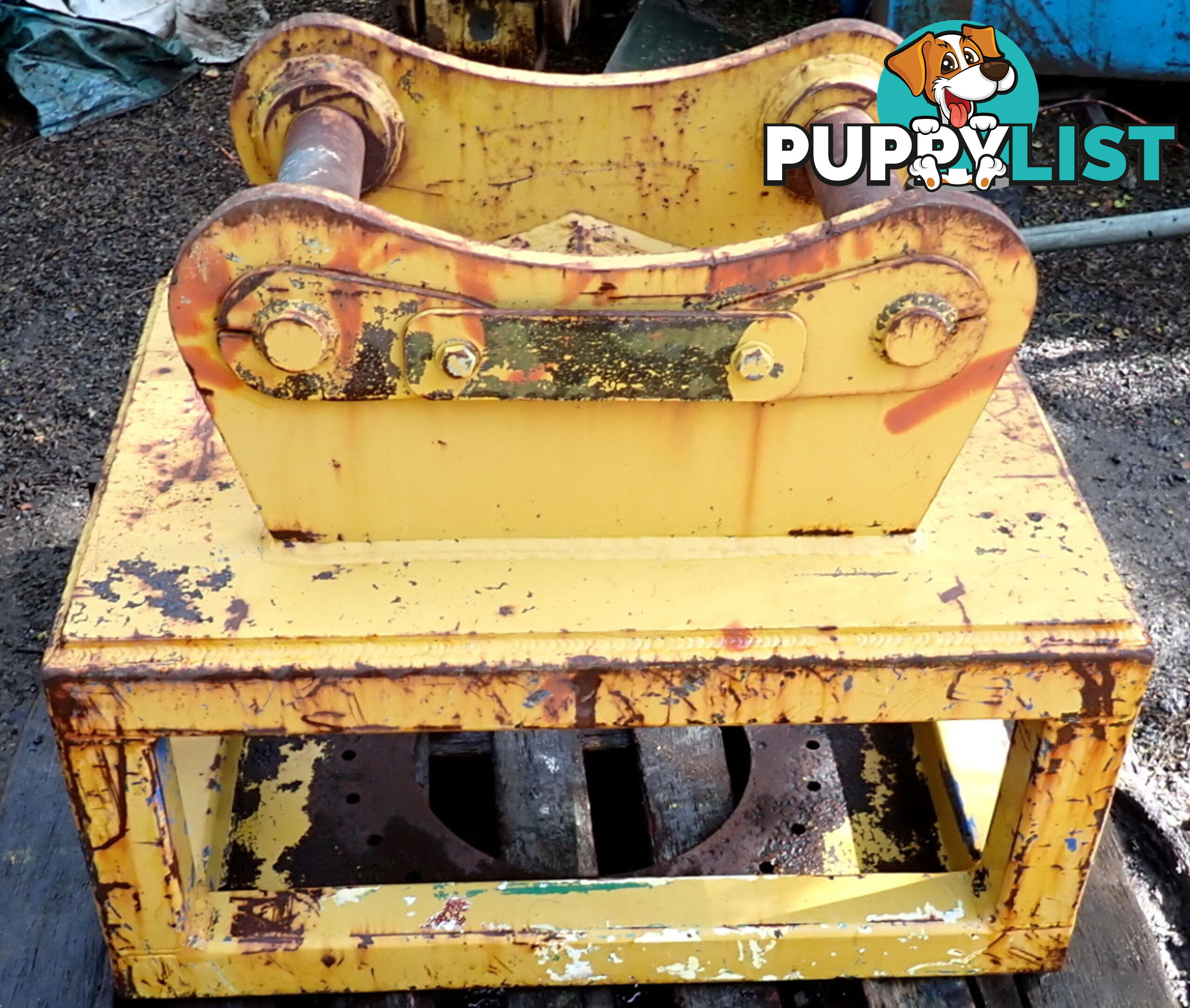 12-23 ton (70mm pin) Excavator Headstock Hitch Mounting Plate suit Cat