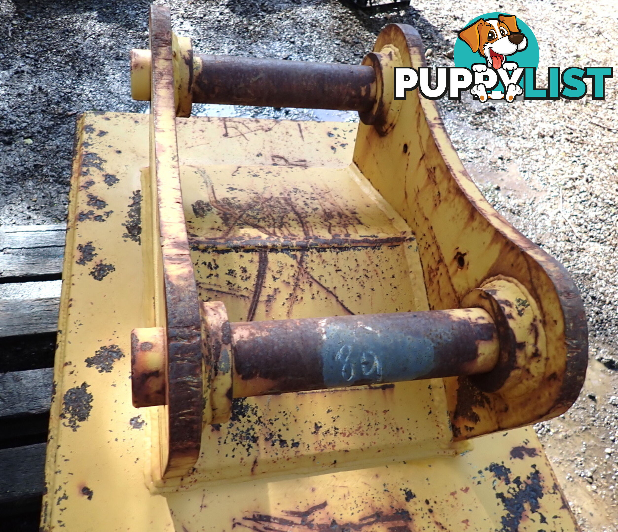 12-23 ton (70mm pin) Excavator Headstock Hitch Mounting Plate suit Cat