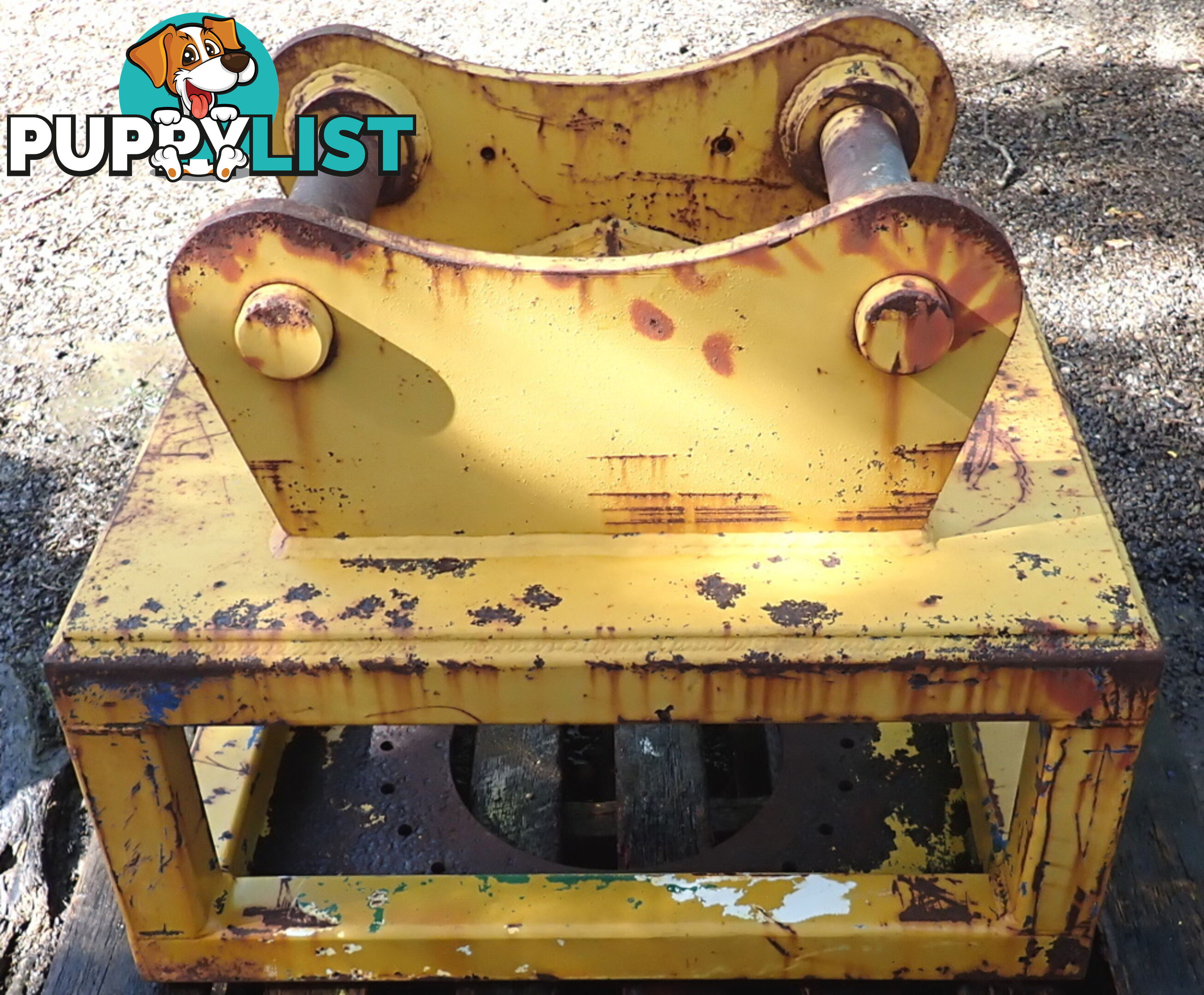 12-23 ton (70mm pin) Excavator Headstock Hitch Mounting Plate suit Cat
